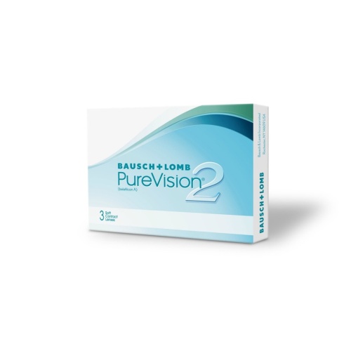 Μηνιαίοι Φακοί Επαφής Bausch and Lomb PureVision 2HD Μυωπίας (3 Φακοί)
